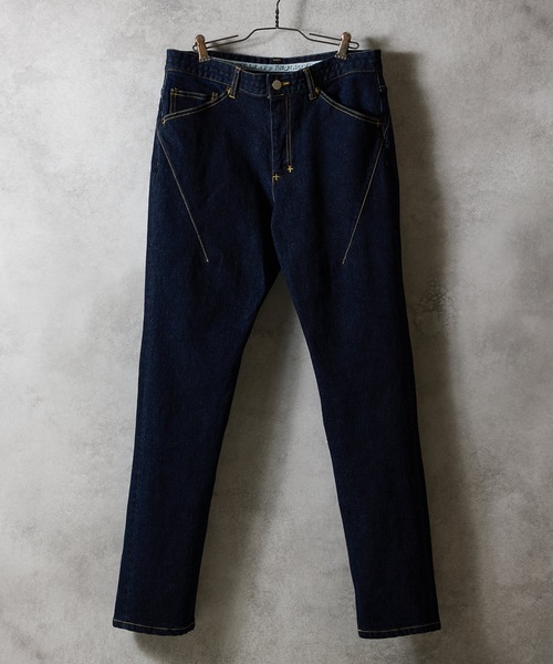 NUMBER (N)INE(ナンバーナイン)の「TAPERED SKINNY DENIM JEANS ONE WASH/ テーパード スキニー デニムパンツ ワンウォッシュ(デニムパンツ・メンズ・インディゴブルー・2/3/4)」の12枚目の写真