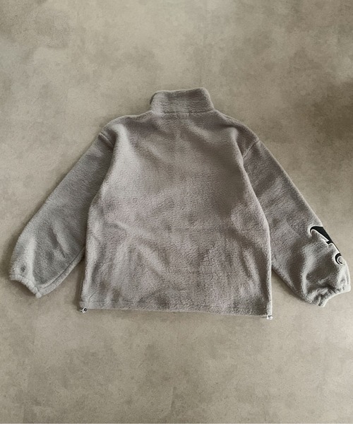 link lot(リンクロット)の「ボアフリースワッペン付きスタンドジャケット(ブルゾン・メンズ・ブラック/グレー・M/L)」の19枚目の写真
