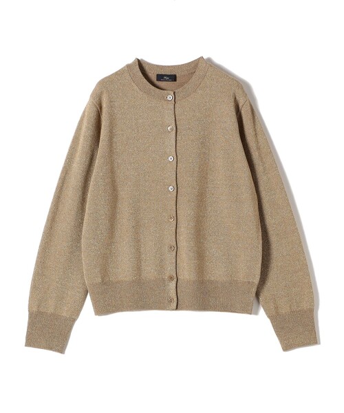 SHIPS PrimaryNavyLabelVICTORIA ラメ カーディガン SHIPS Primary Navy Label:〈手洗い可能〉VICTORIA ラメ カーディガン