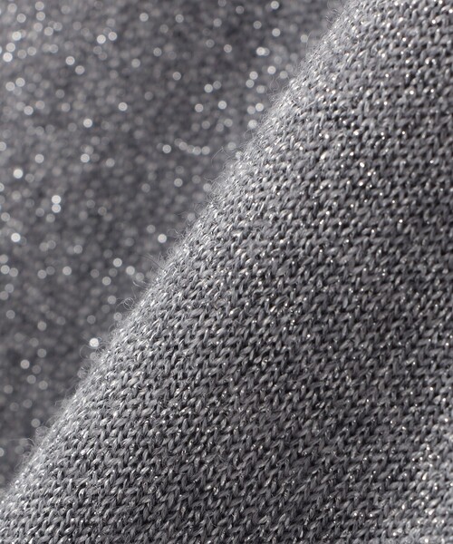 SHIPS Primary Navy Label:〈手洗い可能〉VICTORIA ラメ カーディガン