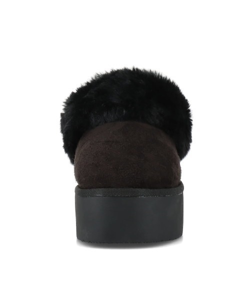 moz（モズ）の「【MOZ】厚底ファーブーツ（ブーツ・レディース・ブラック/キャメル/アイボリー・M/S/LL/L）」の8枚目の写真