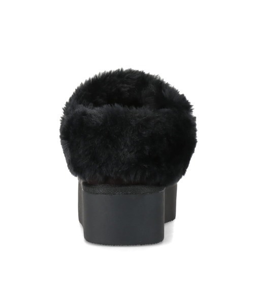 moz（モズ）の「【MOZ】厚底ファーブーツ（ブーツ・レディース・ブラック/キャメル/アイボリー・M/S/LL/L）」の10枚目の写真