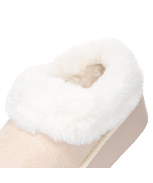 moz（モズ）の「【MOZ】厚底ファーブーツ（ブーツ・レディース・ブラック/キャメル/アイボリー・M/S/LL/L）」の21枚目の写真