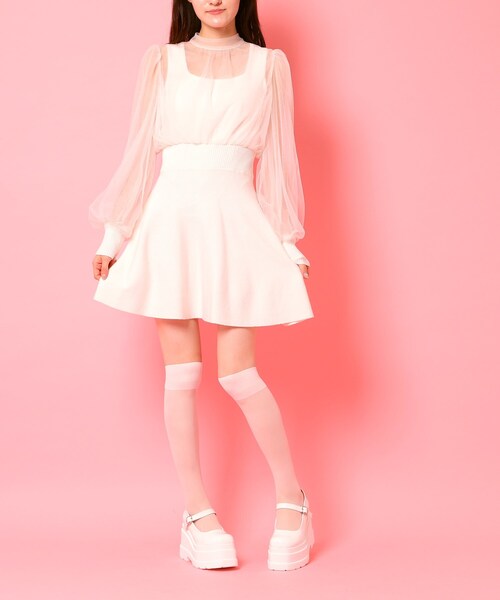 cs T&P（シーエスティーアンドピー）の「ストラップ厚底パンプス（パンプス・レディース・ホワイト系2/シルバー/ブラック系1・LL/L/M/S）」の12枚目の写真