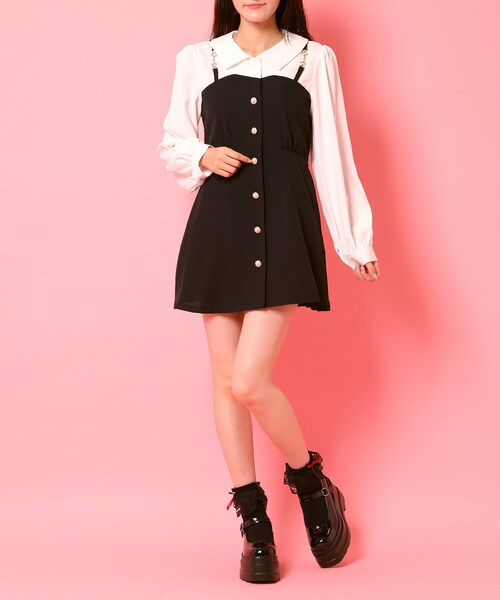cs T&P（シーエスティーアンドピー）の「ストラップ厚底パンプス（パンプス・レディース・ホワイト系2/シルバー/ブラック系1・LL/L/M/S）」の9枚目の写真