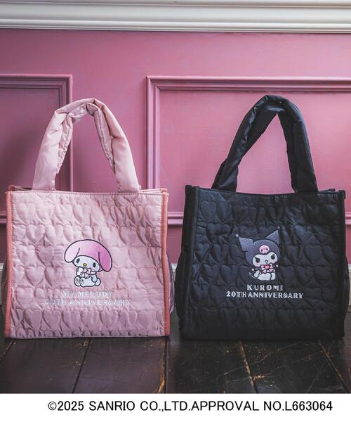 ITS'DEMO(イッツデモ)の「<マイメロディ・クロミ×イッツデモ>コラボトート(トートバッグ・レディース・ブラック/ピンク系・00)」の7枚目の写真