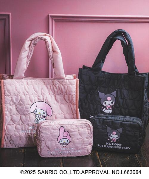 ITS'DEMO(イッツデモ)の「<マイメロディ・クロミ×イッツデモ>コラボトート(トートバッグ・レディース・ブラック/ピンク系・00)」の6枚目の写真