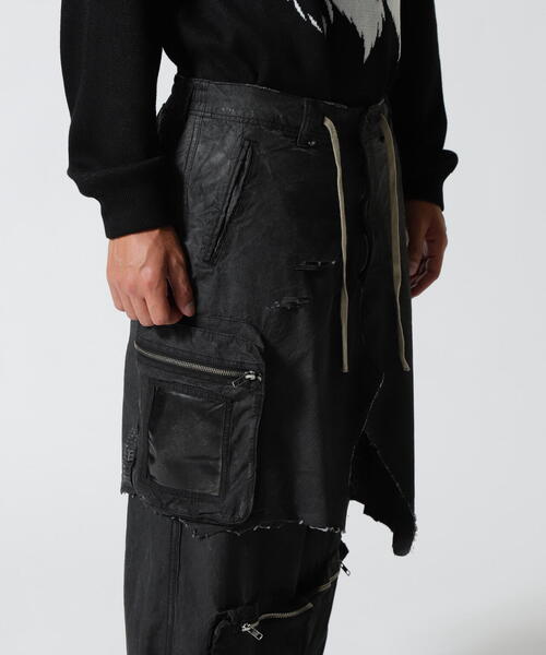 FR(13)NDS（フレンズ）の「FR(13)NDS /フレンズ/Fake Latyered Cargo Pants（カーゴパンツ・メンズ・カーキ/ブラック・L/M）」の14枚目の写真