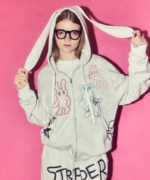 Candy Stripper | GRAFFITI PRINT フーディー(パーカー)