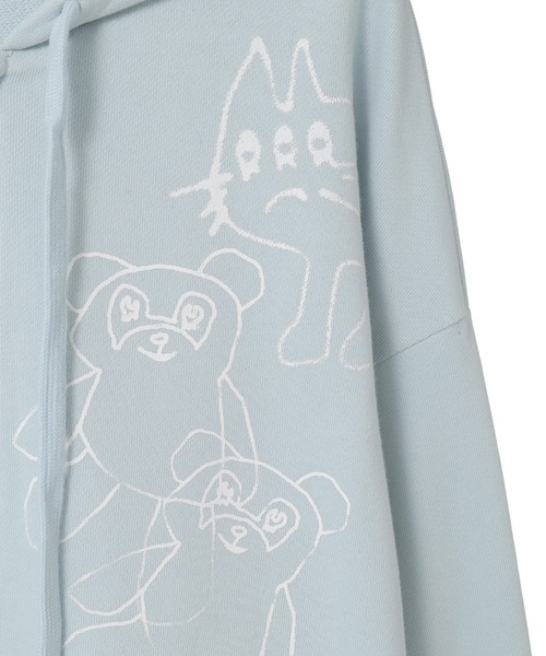 GRAFFITI PRINT フーディー（パーカー）｜Candy Stripper（キャンディ