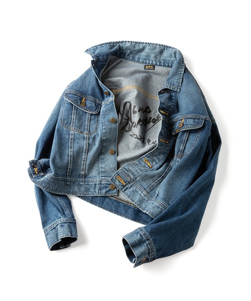 Lee(リー)の「【AKINA NAKAMORI × Lee】Denim Jacket for women(デニムジャケット・レディース・ブルー系その他・SMALL/MEDIUM/X-SMALL)」の1枚目の写真