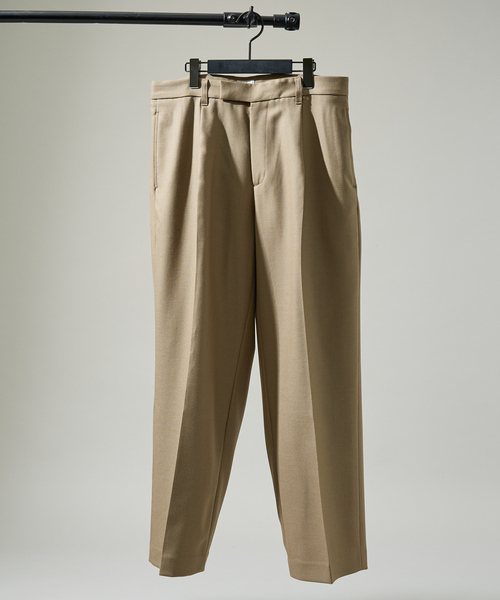 Traditional Weatherwear（トラディショナルウェザーウェア）の「【Traditional Weatherwear】UNIONSLACKS 102 ユニオンスラック / ワイドスラックス（スラックス・メンズ・ベージュ/ブラック・M/L）」の3枚目の写真