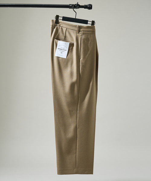 Traditional Weatherwear（トラディショナルウェザーウェア）の「【Traditional Weatherwear】UNIONSLACKS 102 ユニオンスラック / ワイドスラックス（スラックス・メンズ・ベージュ/ブラック・M/L）」の6枚目の写真