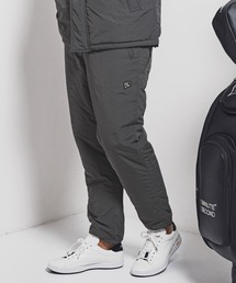 1minute 1second（ワンミニットワンセカンド）の「mp14218-padded 6-pocket pants with cursive embroidery ナイロンパンツ(1M25F030)（その他パンツ）」