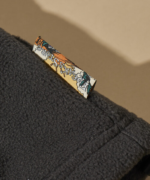 FREAK'S STORE(フリークスストア)の「ビッグシルエット ワンポイントロゴ スピンドル フリースセットアップ クルーネックプルオーバー パンツセット(ルームウェア/パジャマ・メンズ・チャコールグレー/ブラック/ネイビー/ナチュラル/ブルー系その他/チェック/オリーブ・SMALL/MEDIUM/LARGE)」の10枚目の写真