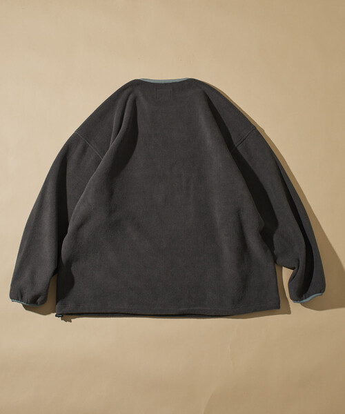 FREAK'S STORE(フリークスストア)の「ビッグシルエット ワンポイントロゴ スピンドル フリースセットアップ クルーネックプルオーバー パンツセット(ルームウェア/パジャマ・メンズ・チャコールグレー/ブラック/ネイビー/ナチュラル/ブルー系その他/チェック/オリーブ・SMALL/MEDIUM/LARGE)」の14枚目の写真