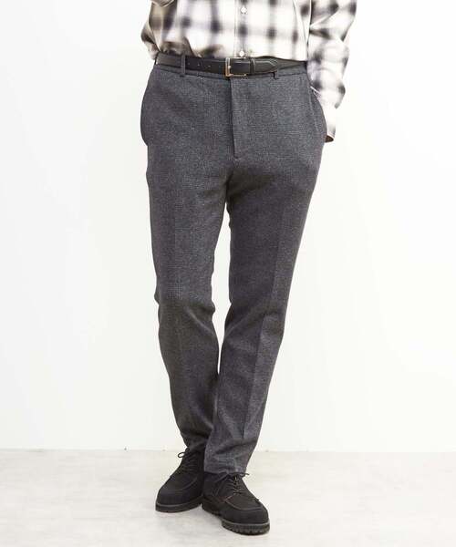 MEN'S MELROSE(メンズメルローズ)の「ムリネシリーズコンフォートパンツ(セットアップ可)(スラックス・メンズ・ネイビー/ダークネイビー/ブラック/グレー・2/3/4/5)」の3枚目の写真
