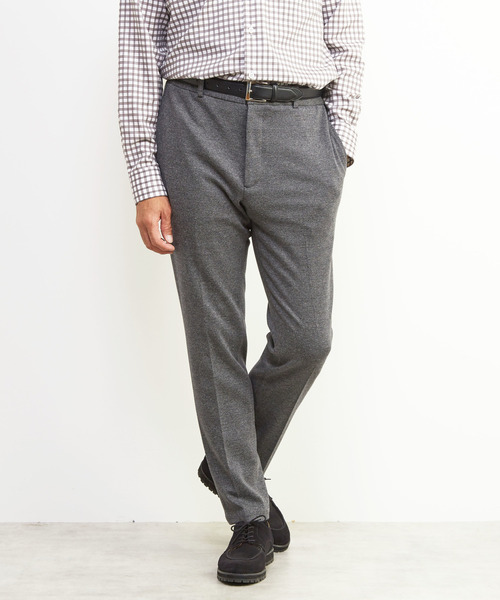 MEN'S MELROSE(メンズメルローズ)の「ムリネシリーズコンフォートパンツ(セットアップ可)(スラックス・メンズ・ネイビー/ダークネイビー/ブラック/グレー・2/3/4/5)」の21枚目の写真