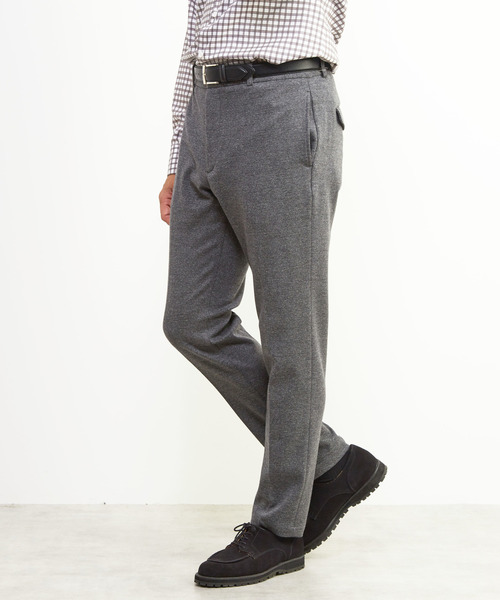 MEN'S MELROSE(メンズメルローズ)の「ムリネシリーズコンフォートパンツ(セットアップ可)(スラックス・メンズ・ネイビー/ダークネイビー/ブラック/グレー・2/3/4/5)」の22枚目の写真