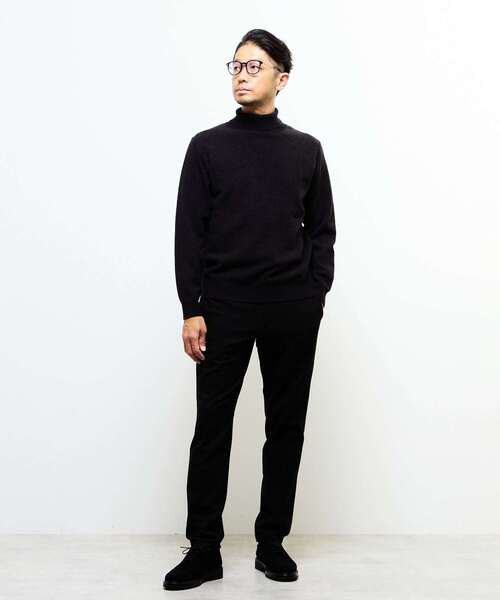 MEN'S MELROSE(メンズメルローズ)の「ムリネシリーズコンフォートパンツ(セットアップ可)(スラックス・メンズ・ネイビー/ダークネイビー/ブラック/グレー・2/3/4/5)」の11枚目の写真