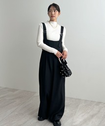 ジャンポール ゴルチエ　ショート　サロペット　オールインワン　ベルト　ブラック ジャンポール ゴルチエ ショート サロペット オールインワン