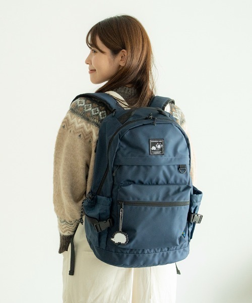 SCANDINAVIAN FOREST(スカンジナビアン・フォレスト)の「NEWアクティブデイパック<撥水加工>(バックパック/リュック・レディース・ブラック/カーキ/ネイビー/ベージュ/グレー・FREE)」の5枚目の写真