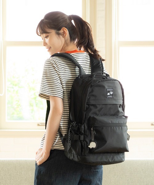 SCANDINAVIAN FOREST(スカンジナビアン・フォレスト)の「NEWアクティブデイパック<撥水加工>(バックパック/リュック・レディース・ブラック/カーキ/ネイビー/ベージュ/グレー・FREE)」の9枚目の写真