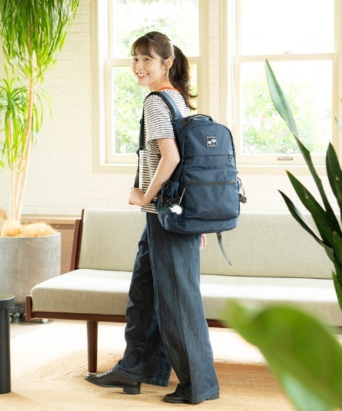 SCANDINAVIAN FOREST(スカンジナビアン・フォレスト)の「NEWアクティブデイパック<撥水加工>(バックパック/リュック・レディース・ブラック/カーキ/ネイビー/ベージュ/グレー・FREE)」の17枚目の写真