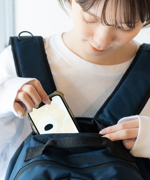 SCANDINAVIAN FOREST(スカンジナビアン・フォレスト)の「NEWアクティブデイパック<撥水加工>(バックパック/リュック・レディース・ブラック/カーキ/ネイビー/ベージュ/グレー・FREE)」の18枚目の写真