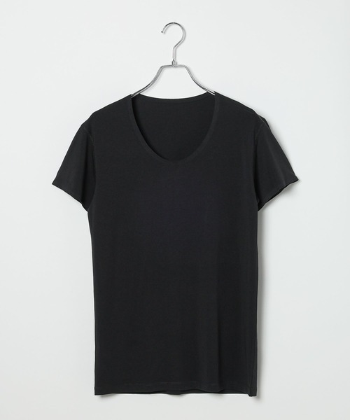 GLOBAL WORK(グローバルワーク)の「Fffit エフィット/やわらかストレッチ温度調節Tシャツ/半袖/598068(Tシャツ/カットソー・メンズ・ライトベージュ/ブラック/ホワイト・SMALL/X-LARGE/LARGE/MEDIUM)」の2枚目の写真