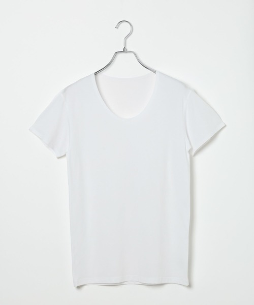 GLOBAL WORK(グローバルワーク)の「Fffit エフィット/やわらかストレッチ温度調節Tシャツ/半袖/598068(Tシャツ/カットソー・メンズ・ライトベージュ/ブラック/ホワイト・SMALL/X-LARGE/LARGE/MEDIUM)」の10枚目の写真