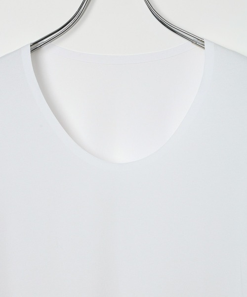 GLOBAL WORK(グローバルワーク)の「Fffit エフィット/やわらかストレッチ温度調節Tシャツ/半袖/598068(Tシャツ/カットソー・メンズ・ライトベージュ/ブラック/ホワイト・SMALL/X-LARGE/LARGE/MEDIUM)」の12枚目の写真