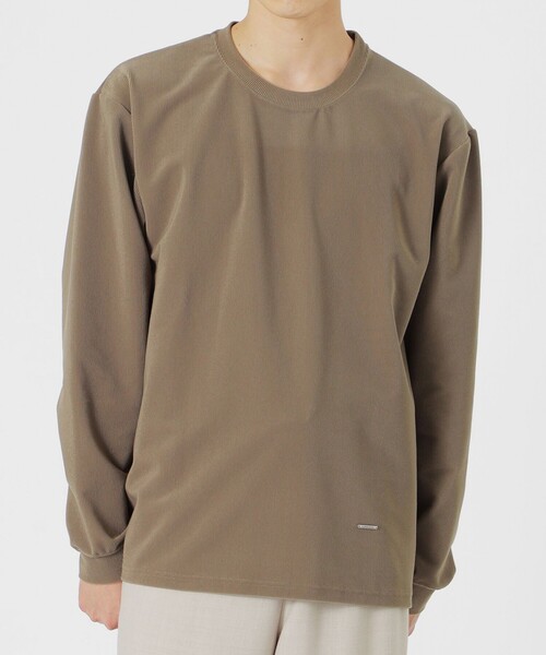 LOVELESS(ラブレス)の「ハイテンションコールトップス(Tシャツ/カットソー・メンズ・オフホワイト/ブラウン系その他2/ブラック・L/M)」の13枚目の写真