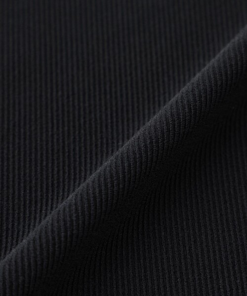 LOVELESS(ラブレス)の「ハイテンションコールトップス(Tシャツ/カットソー・メンズ・オフホワイト/ブラウン系その他2/ブラック・L/M)」の9枚目の写真