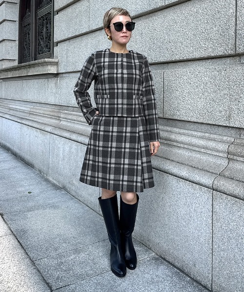 セール】JENNEチェックジャケット（その他アウター）｜JENNE（ジェンヌ