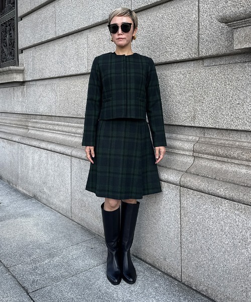 JENNE(ジェンヌ)の「JENNEチェックジャケット(その他アウター・レディース・ネイビー/ブラック・LARGE/MEDIUM/SMALL)」の13枚目の写真