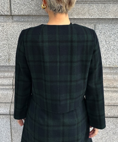 JENNE(ジェンヌ)の「JENNEチェックジャケット(その他アウター・レディース・ネイビー/ブラック・LARGE/MEDIUM/SMALL)」の15枚目の写真