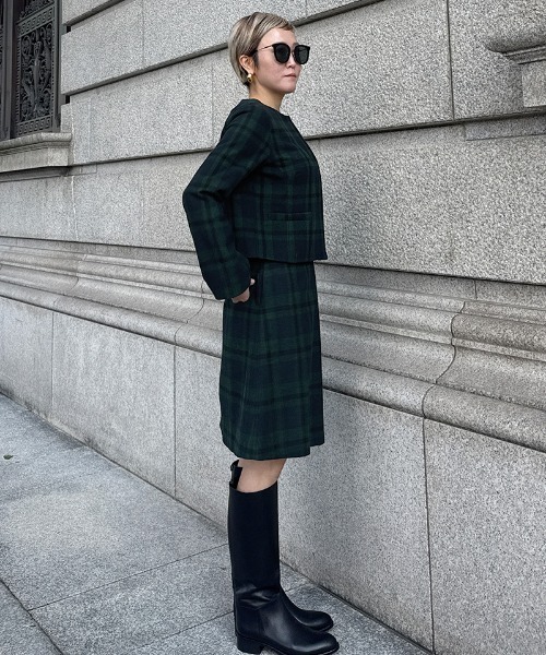 JENNE(ジェンヌ)の「JENNEチェックジャケット(その他アウター・レディース・ネイビー/ブラック・LARGE/MEDIUM/SMALL)」の20枚目の写真