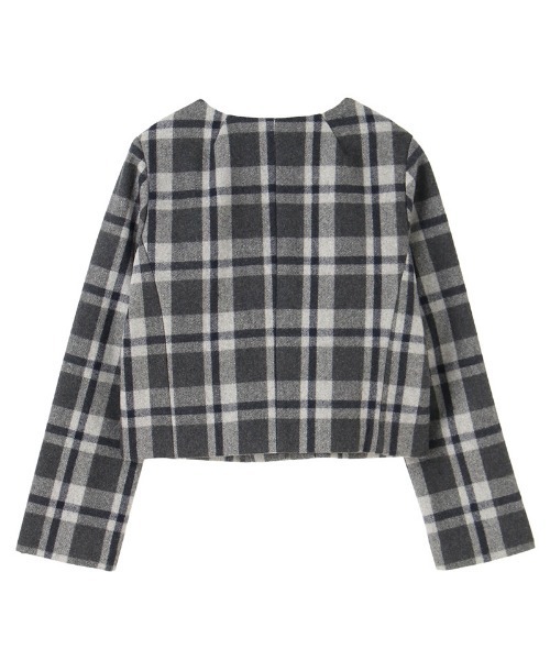 11/22までお値下♡新品未使用タグ付き♡JENNEジェンヌ チェックジャケット セール】JENNEチェックジャケット（その他アウター）｜JENNE（ジェンヌ