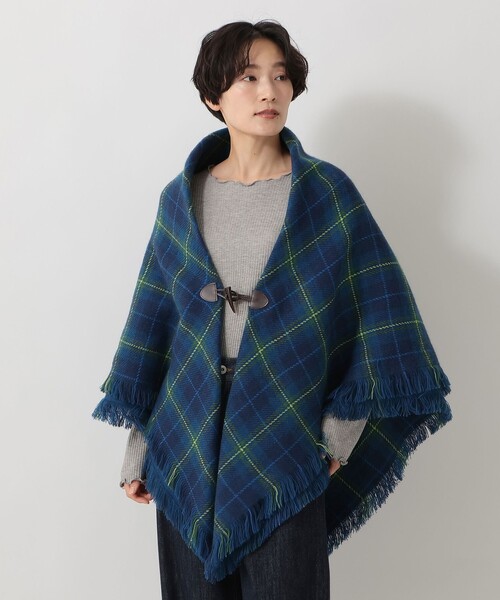 タータンチェック柄ポンチョ/Afternoon Tea Original Tartans