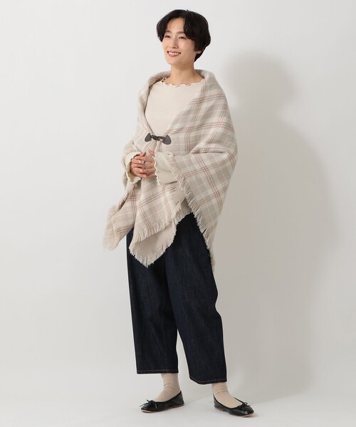 セール】タータンチェック柄ポンチョ/Afternoon Tea Original Tartans