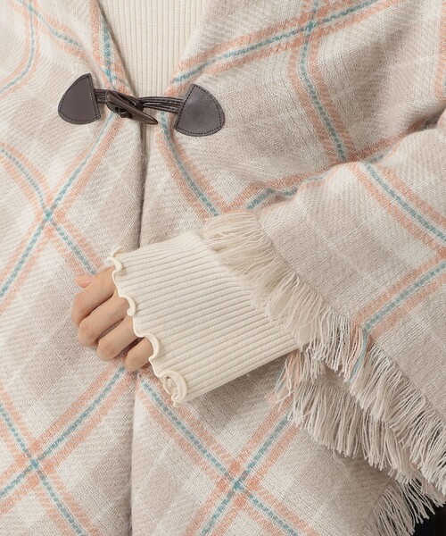 タータンチェック柄ポンチョ/Afternoon Tea Original Tartans