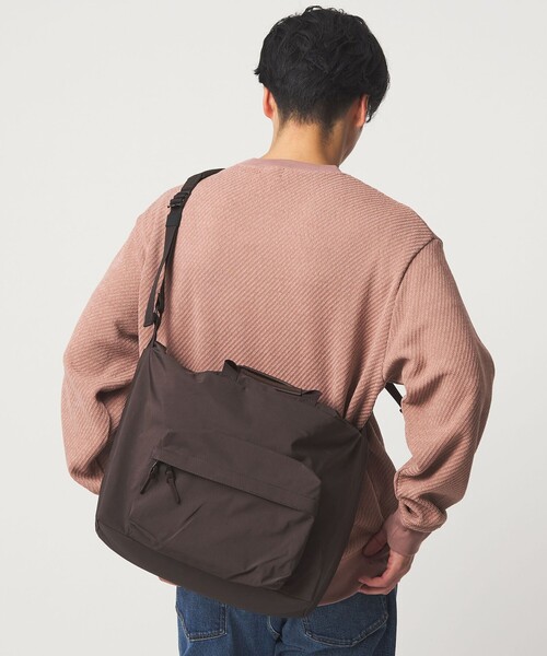 STANDARD SUPPLY(スタンダードサプライ)の「【別注】<STANDARD SUPPLY>GLR フロントポケット ショルダーバッグ(トートバッグ・メンズ・ダークブラウン・FREE)」の9枚目の写真