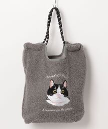 SOBIA / e.e.p.ボア刺繍コードトート