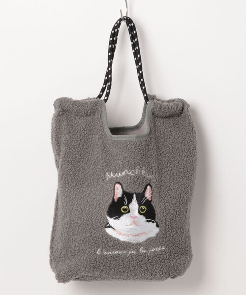 polka polka(ポルカポルカ)の「SOBIA / e.e.p.ボア刺繍コードトート(トートバッグ・レディース・その他1/その他2/その他3/その他4/その他5・FREE)」の2枚目の写真