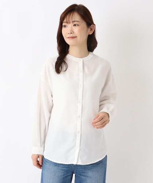 one'sterrace(ワンズテラス)の「◆アクリルニット ブラウス アンサンブル(アンサンブル・レディース・グリーン系その他6/ベージュ系8/ブラック系8/グレー系その他7・02)」の20枚目の写真
