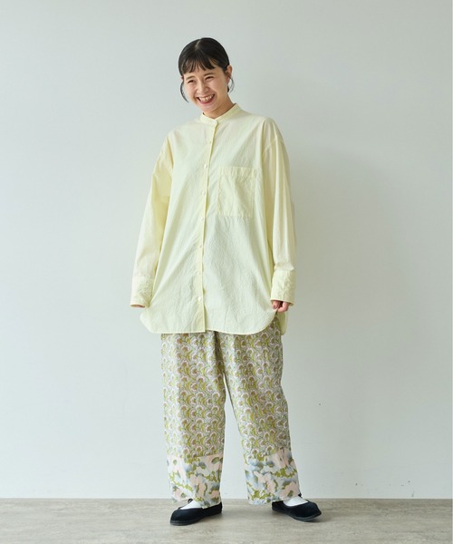 yuni（ユニ　）の「switching print drawstringsパンツ（その他パンツ・レディース・グリーン系その他2/グリーン系その他・FREE）」の3枚目の写真