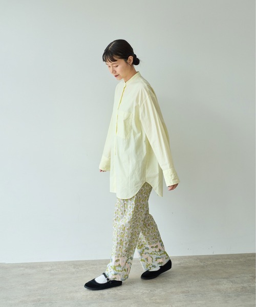 yuni（ユニ　）の「switching print drawstringsパンツ（その他パンツ・レディース・グリーン系その他2/グリーン系その他・FREE）」の4枚目の写真