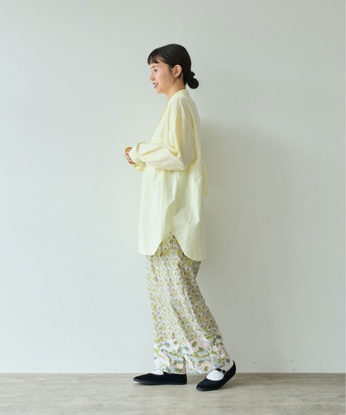 yuni（ユニ　）の「switching print drawstringsパンツ（その他パンツ・レディース・グリーン系その他2/グリーン系その他・FREE）」の5枚目の写真