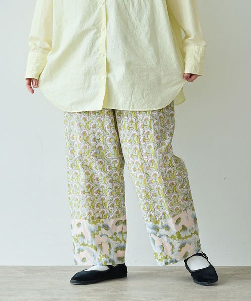 yuni（ユニ　）の「switching print drawstringsパンツ（その他パンツ・レディース・グリーン系その他2/グリーン系その他・FREE）」の9枚目の写真